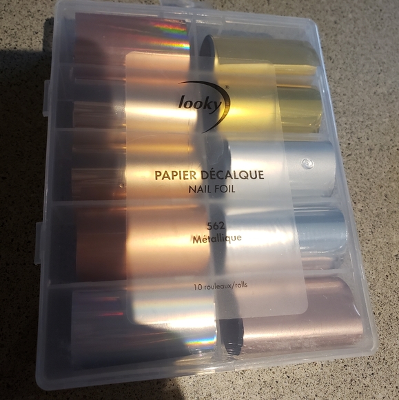 Other - 10 sheets of metallic nail foils